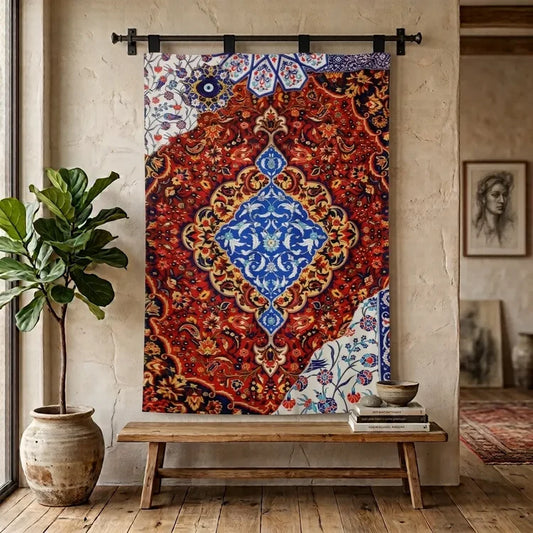 Turkish Tile Wall Hanging Tapestry