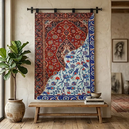Vintage Persian Wall Hanging Tapestry