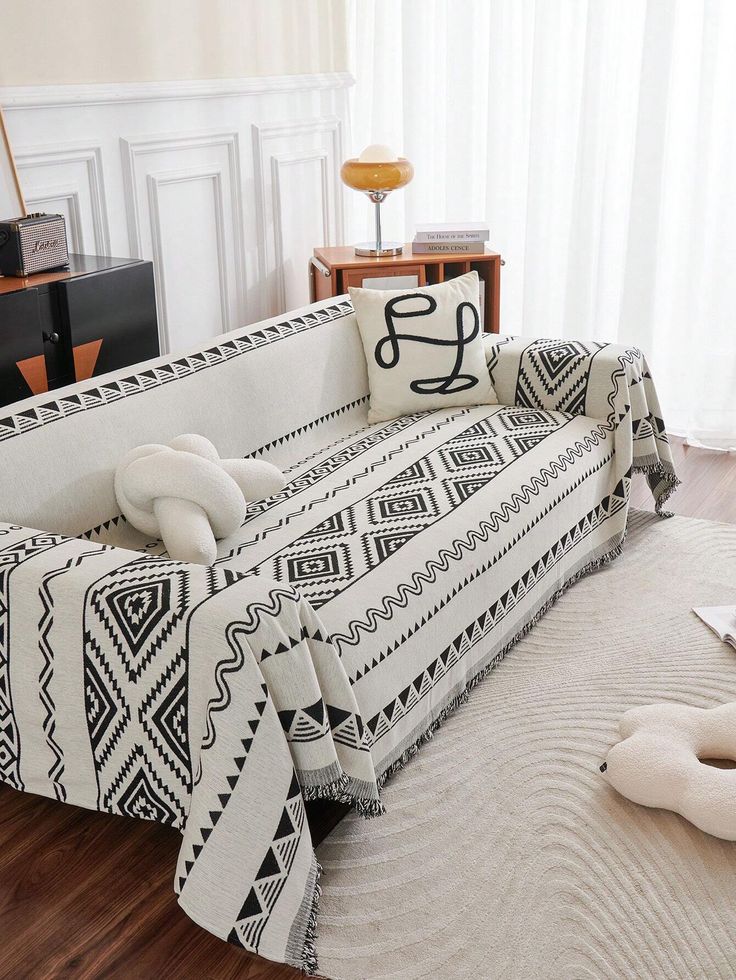 Retro Ethnic Sofa Cover