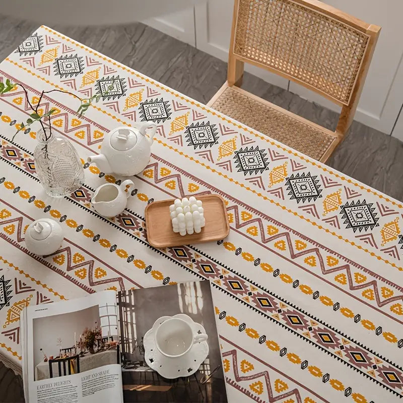 Retro Ethnic Table Cover