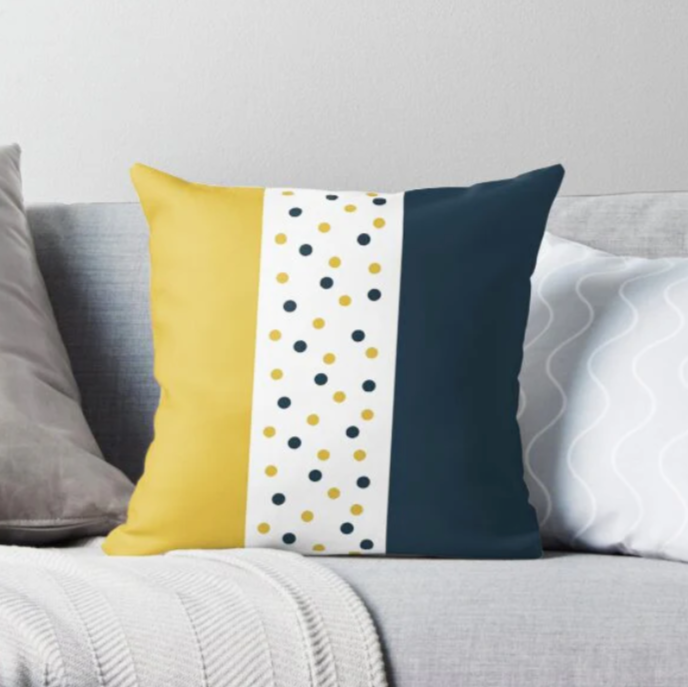 Mix Mustard Cushion Covers Pack of 4