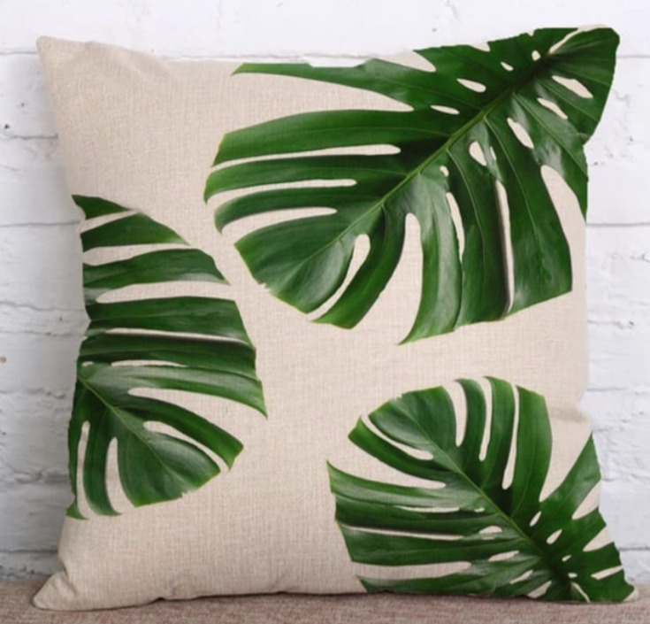 Green Leaf Cushion COVERS (PACK OF 5)