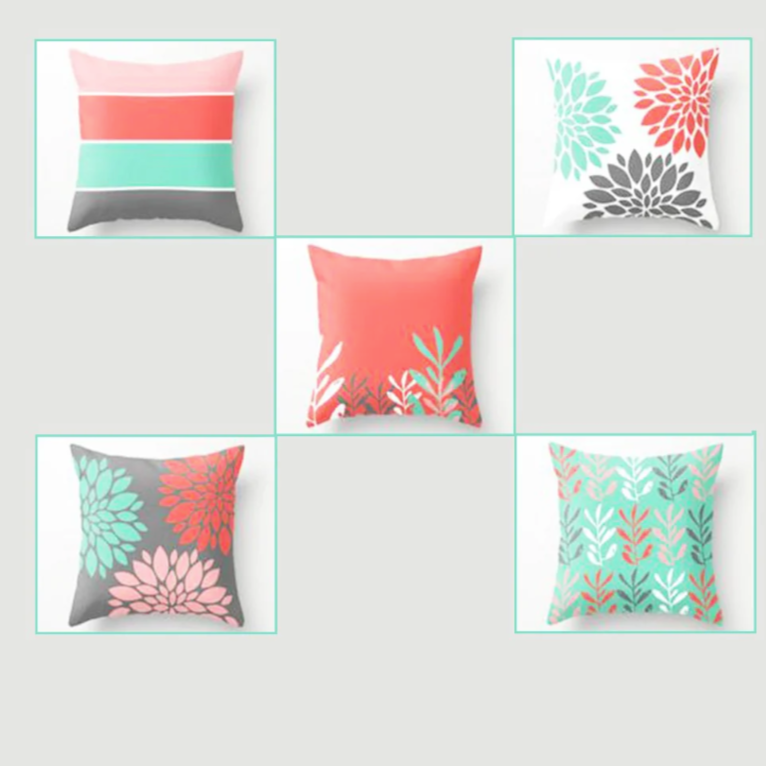 Modern Decorative  Cushion Cover(PACK OF 5)