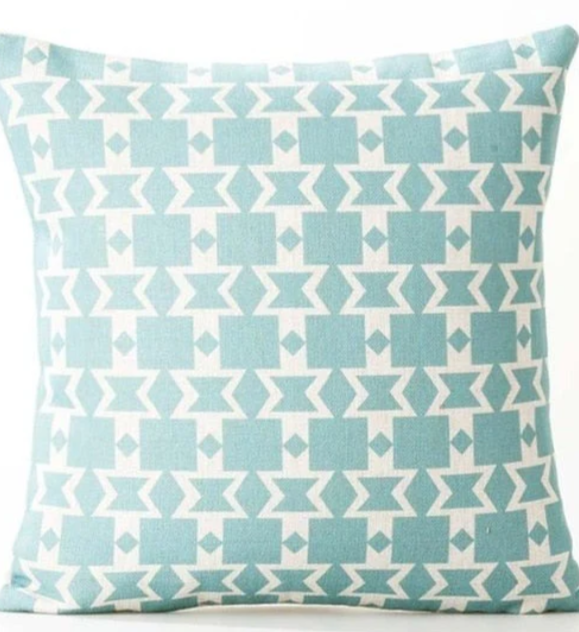 Nordic Linen Print Cushion Pack 6