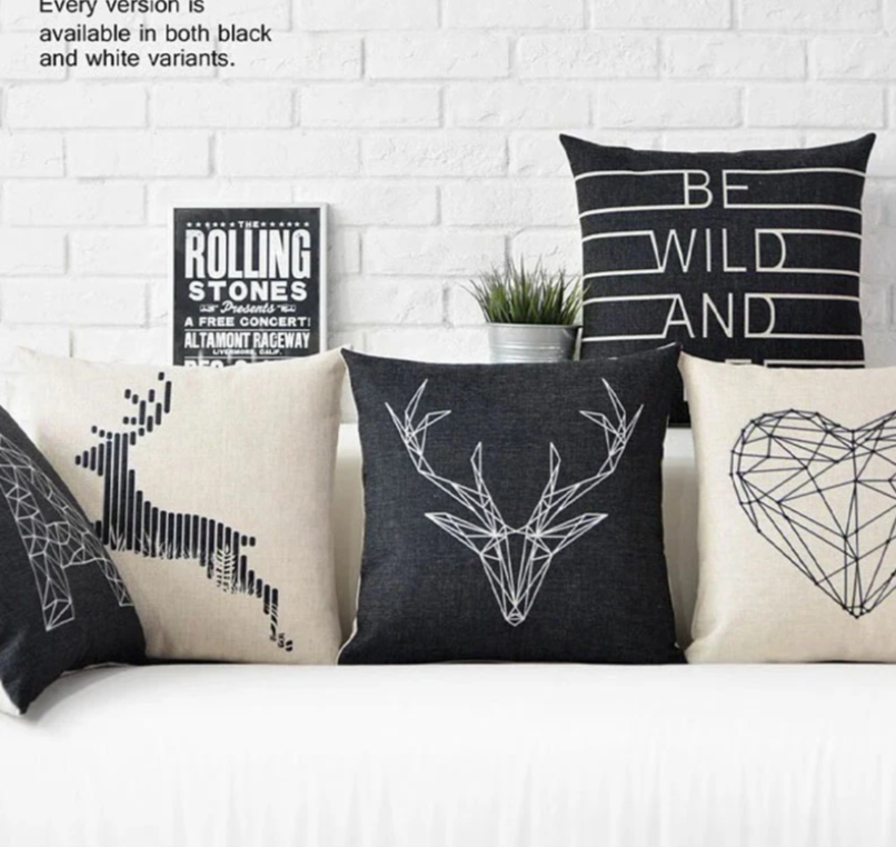 Scandinavian Cushion Cover Pack of 5