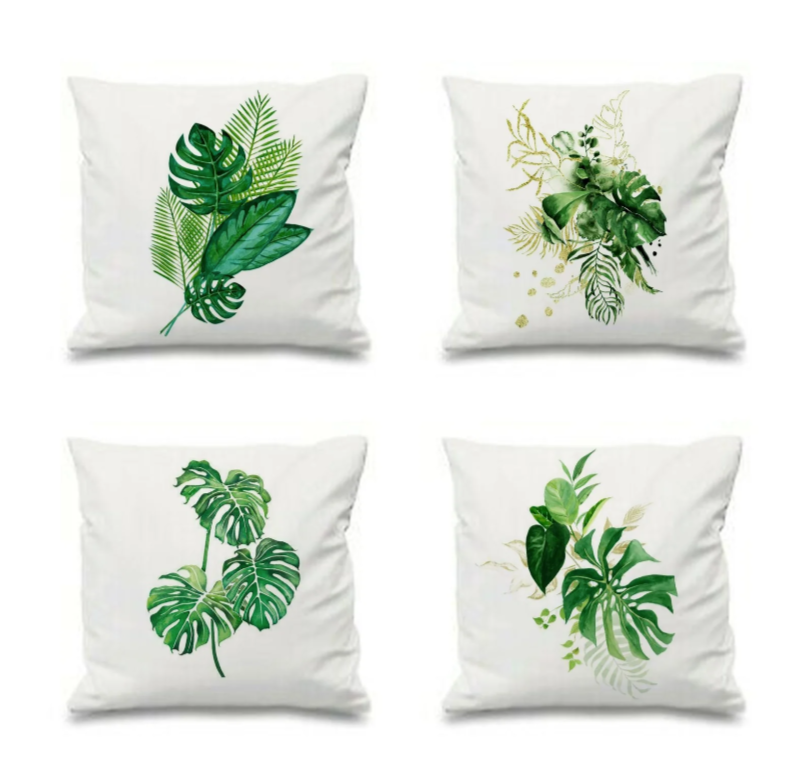 Monstra Plant Cushion Covers Pack of 4