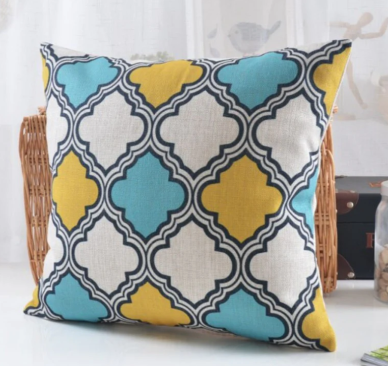 Morocan Blue Bird cushion Pack 5