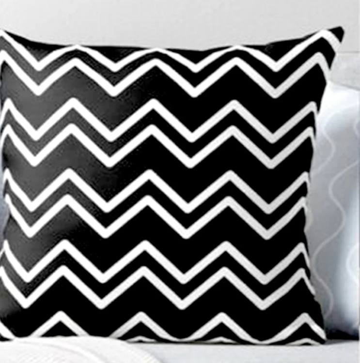 Black and White Cushion Covers (Pack of 4)