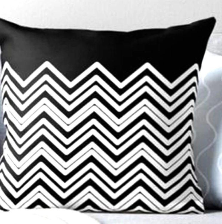 Black and White Cushion Covers (Pack of 4)