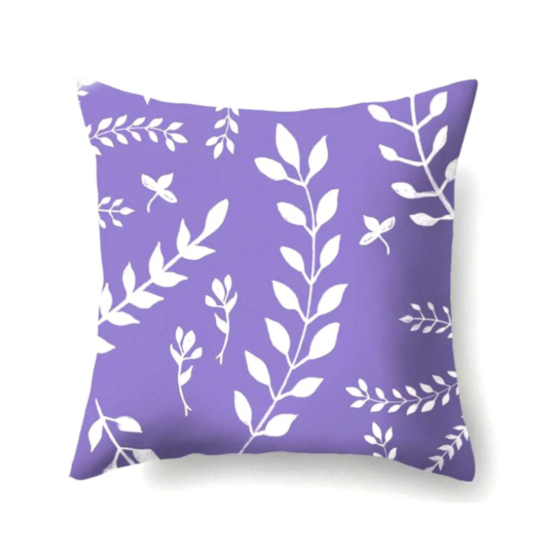 Purple Geometric Cushion Covers Pack of 6