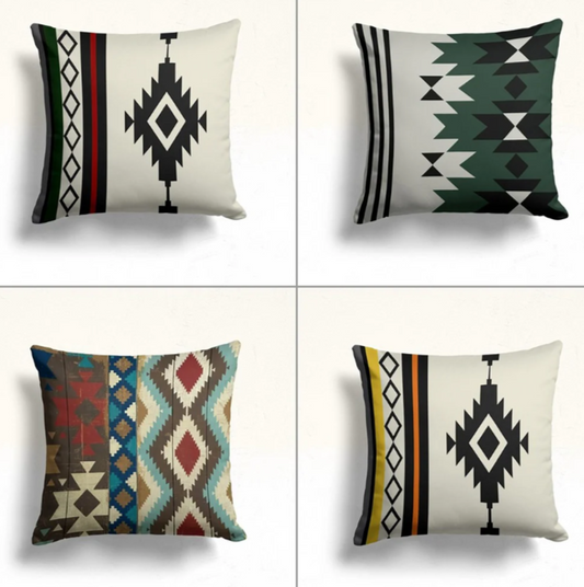 Decor Geometric Cushion Cover (Pack of 4)