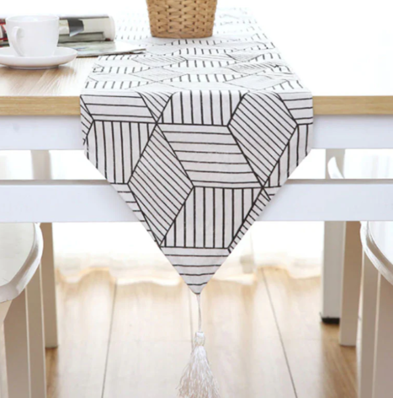 Geometric Table Runner