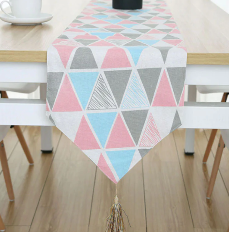 Geometric Table Runner