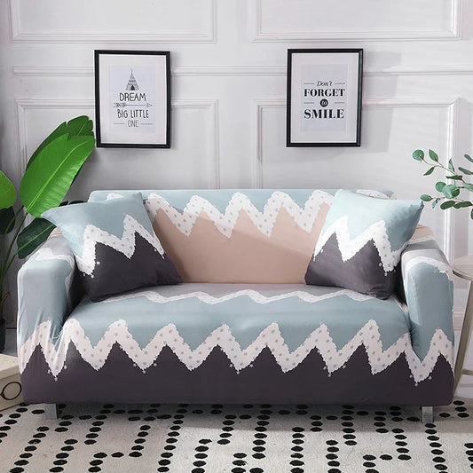 Southwestern Striped Fitted Sofa Cover