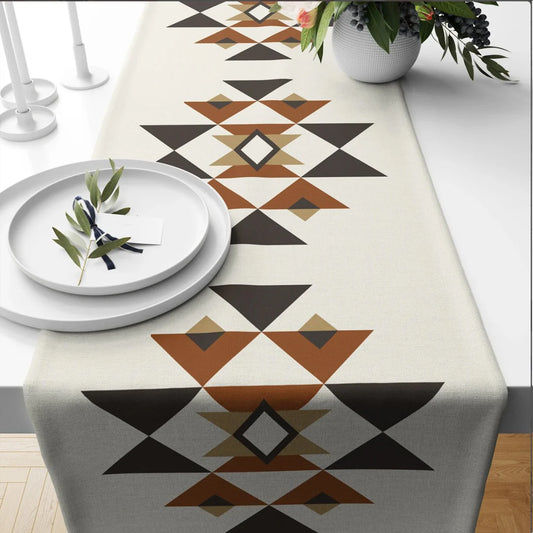 Terracotta Tres Table Runner