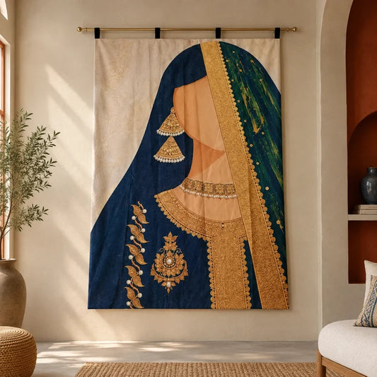 Royal Bridal Wall Hanging Tapestry