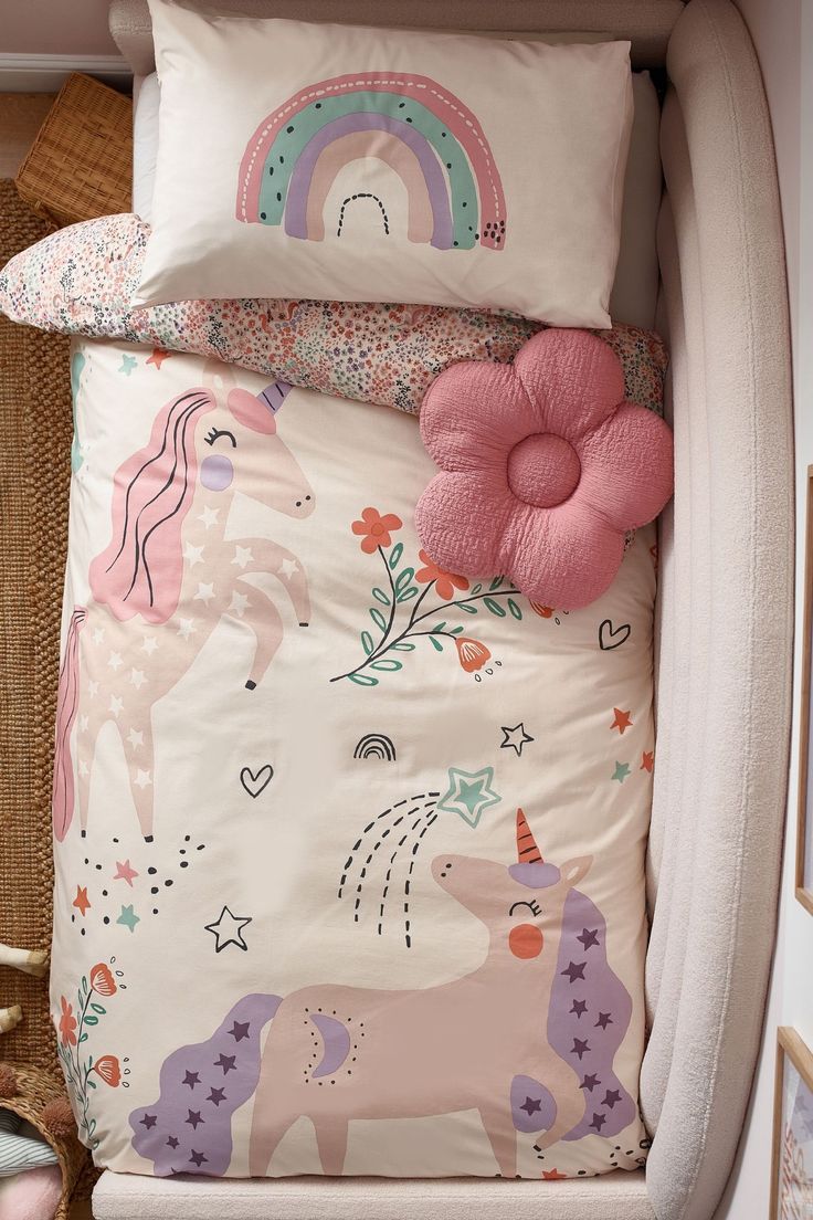 Unicorns Park Single Bed Sheet