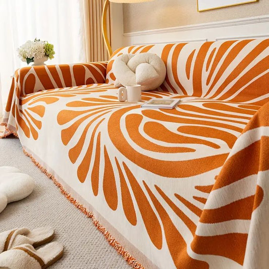 Versatile Spiral Sofa Cover