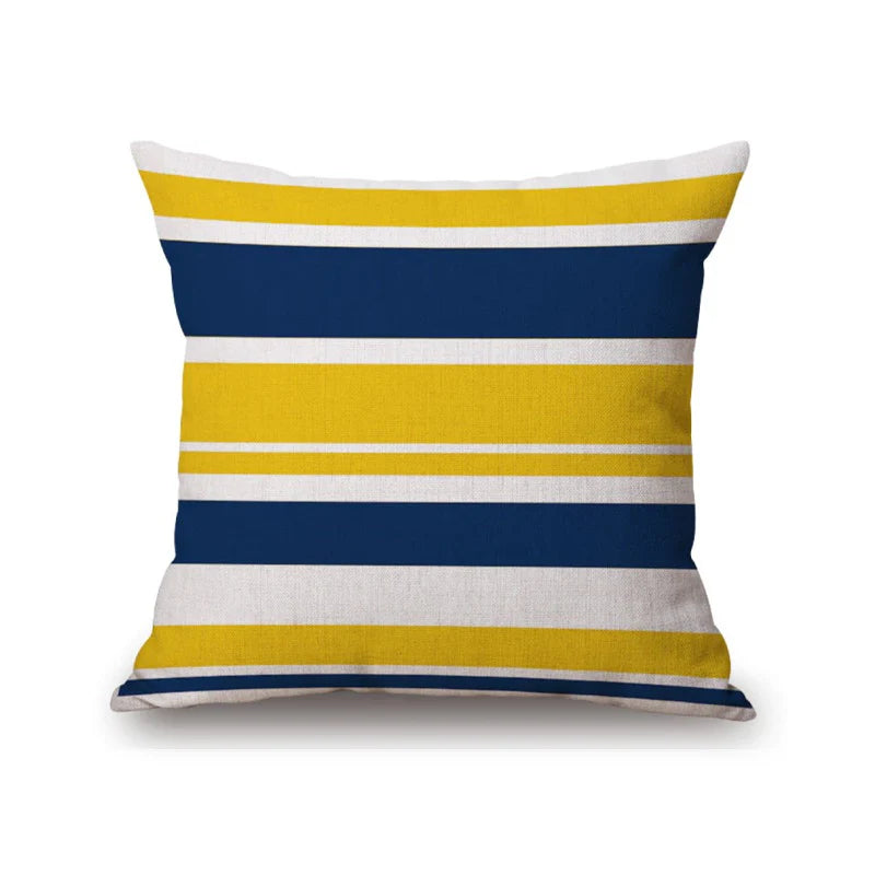 Blue & Yellow Cushion Coves (Pack of 6)