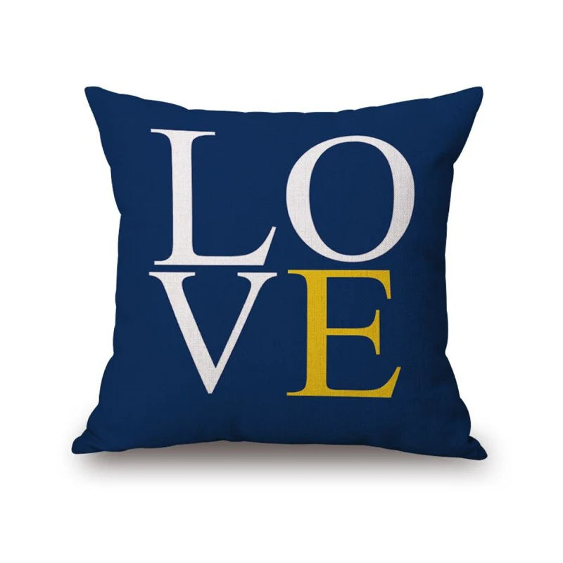 Blue & Yellow Cushion Coves (Pack of 6)