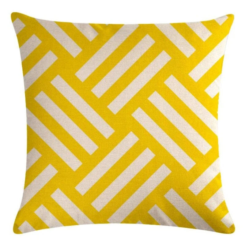 Yellow Lemon Cushion Cover Pack 4