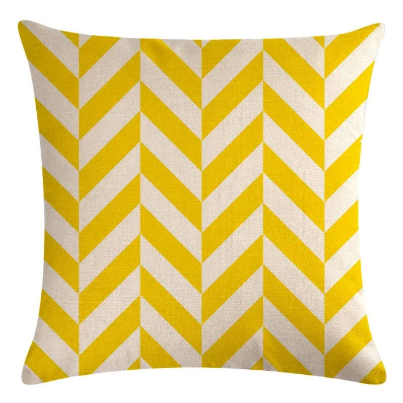 Yellow Lemon Cushion Cover Pack 4