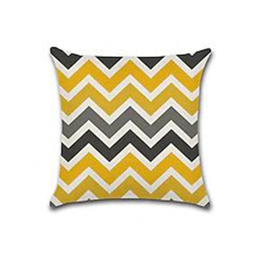 Yellow Grey Cushion Cover Pack 4