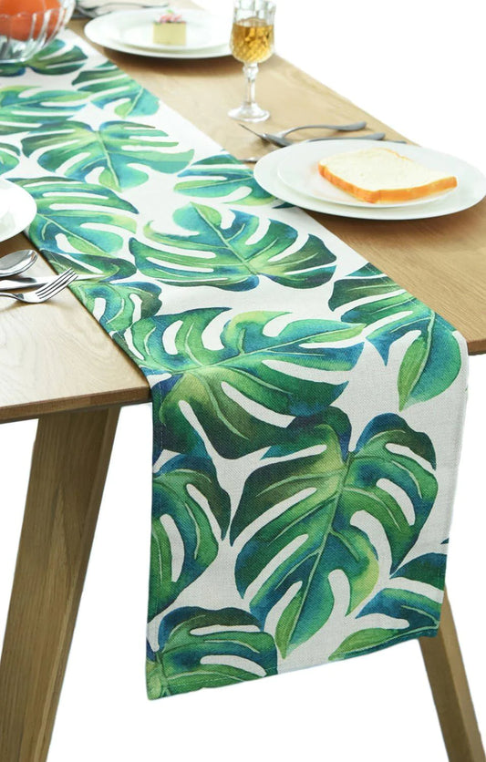 Monstera Leaf Table Runner