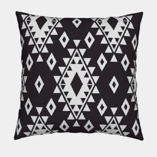 Aztec Black Cushion Cover (Pack of 4)