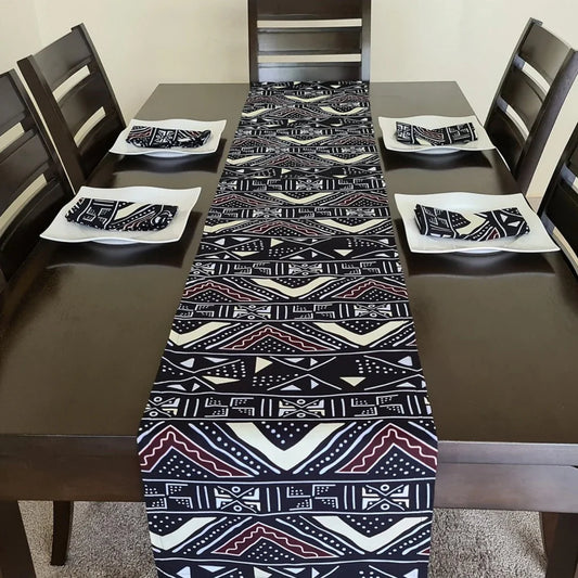 Saro LifeStyle Geometric Table Runner