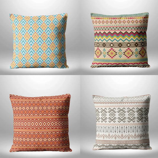 Ethnic Motif Cushion Cover (Pack of 4)