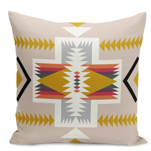 Aztec Patterned Cushion Covers (Pack of 4)