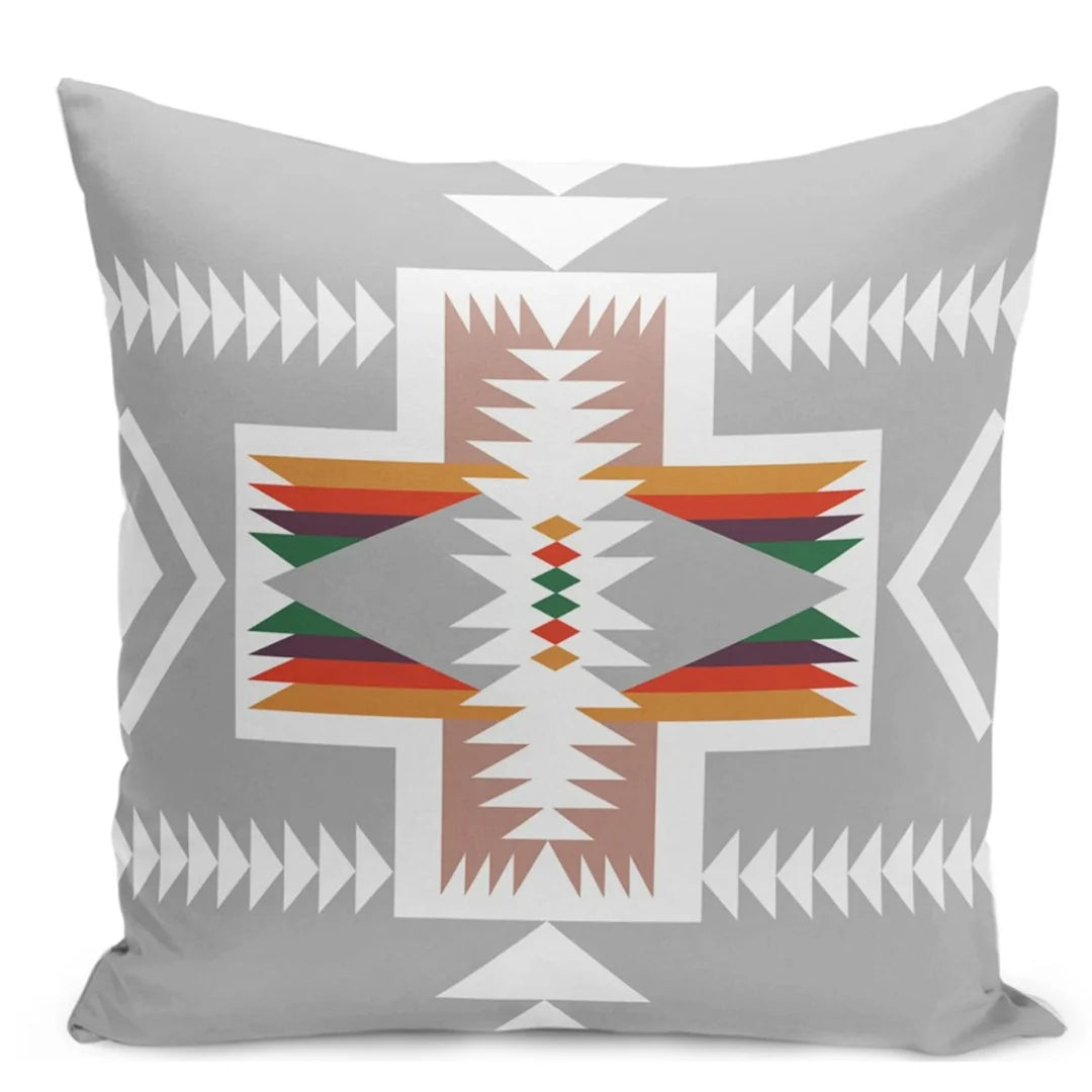 Aztec Patterned Cushion Covers (Pack of 4)