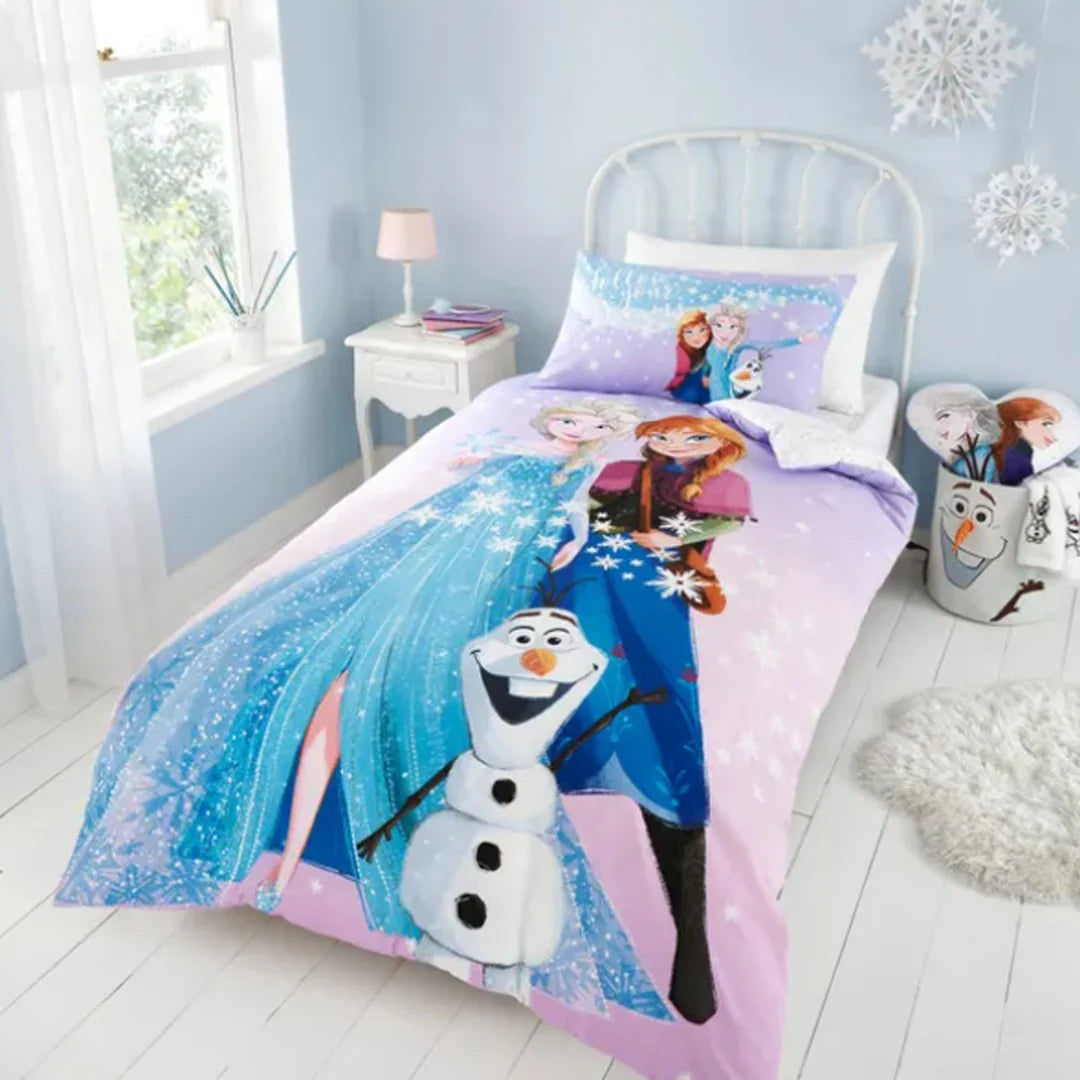 Frozen Friends Kids Single Bed Sheet