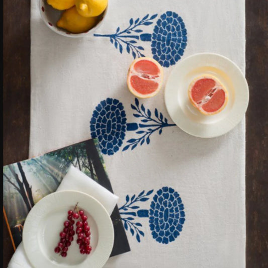 Blue Lotus Dreamscape Table Runner