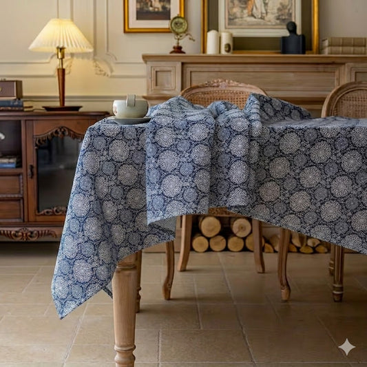 Blue Mandala Table Cover