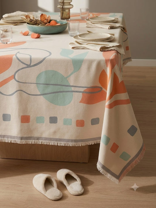 Rich Leave Table Cover