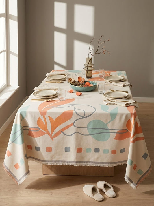 Rich Leave Table Cover