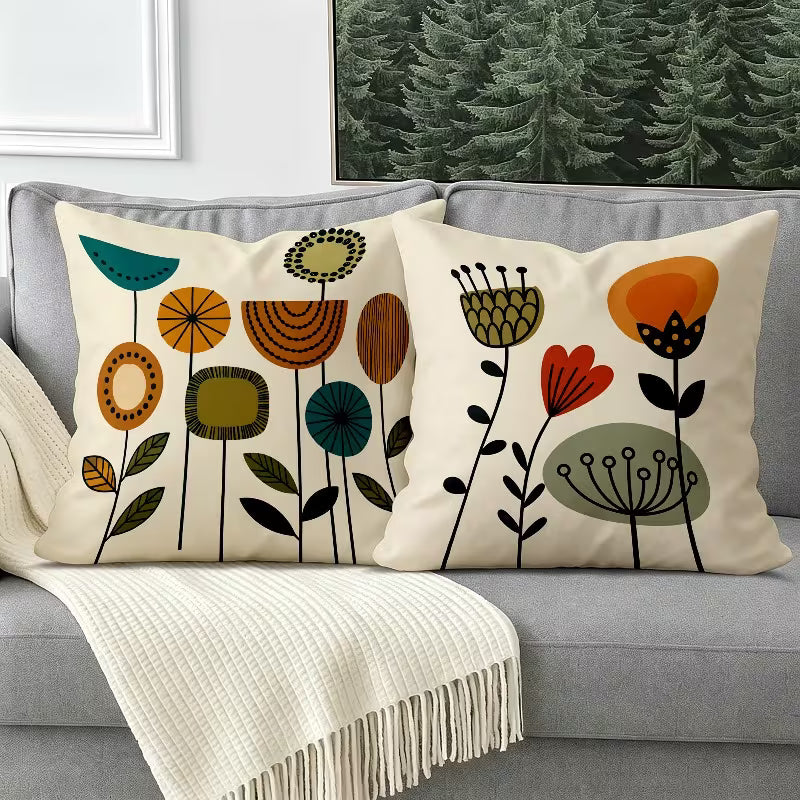 Scandi Bloom Cushion Covers Pack of 2