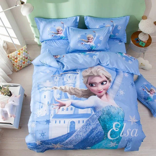 Elsa Kids Single Bed Sheet