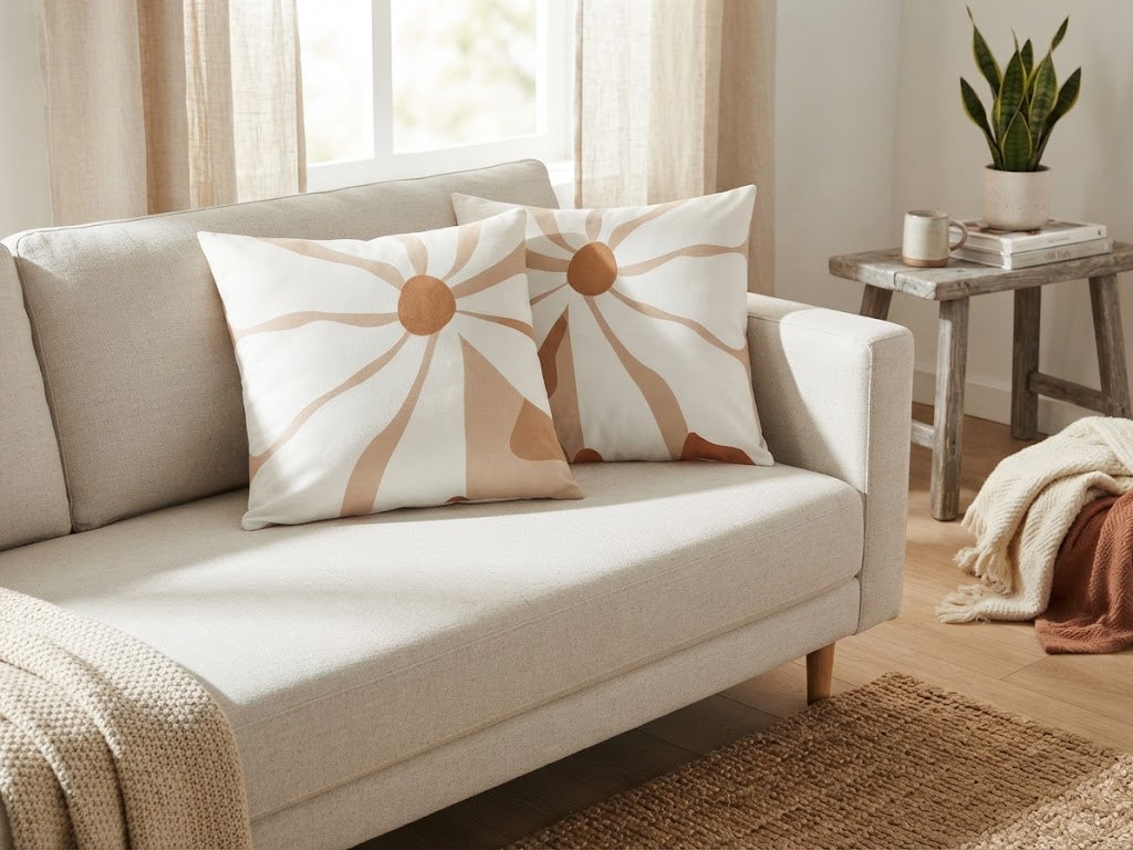 Mid Century Cushion Cover Pack of 2