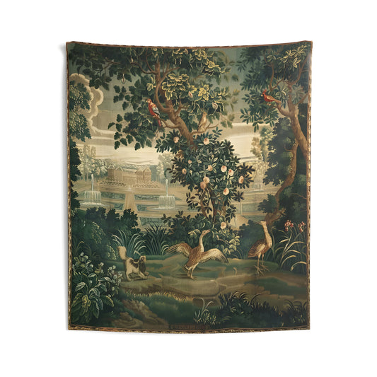 Medieval jungle life Tapestry