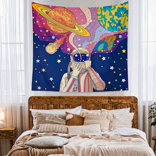Starry Astronaut Tapestry