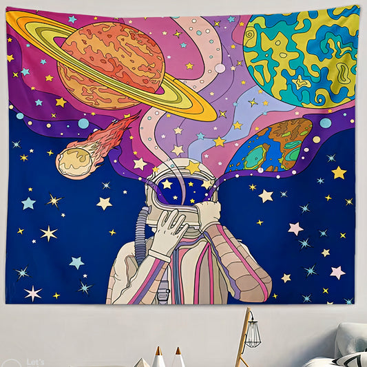 Starry Astronaut Tapestry