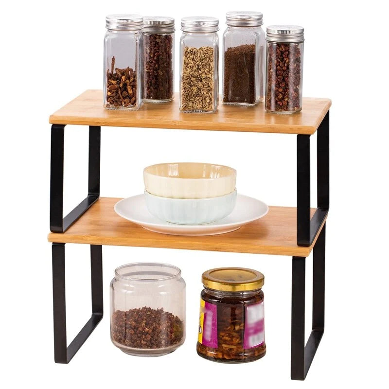 Kitchen Cabinet Shelve Organizer Rack - kitchen shelves