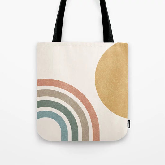 Mid-century Sun Tote Bag