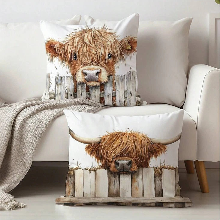 Rustic Farm Cushion Cover Pack of 2
