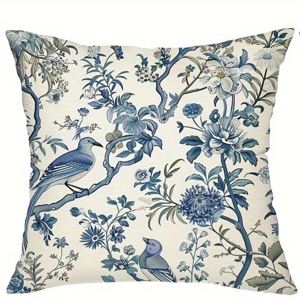 Toile Garden Cushion Cover Pack of 4