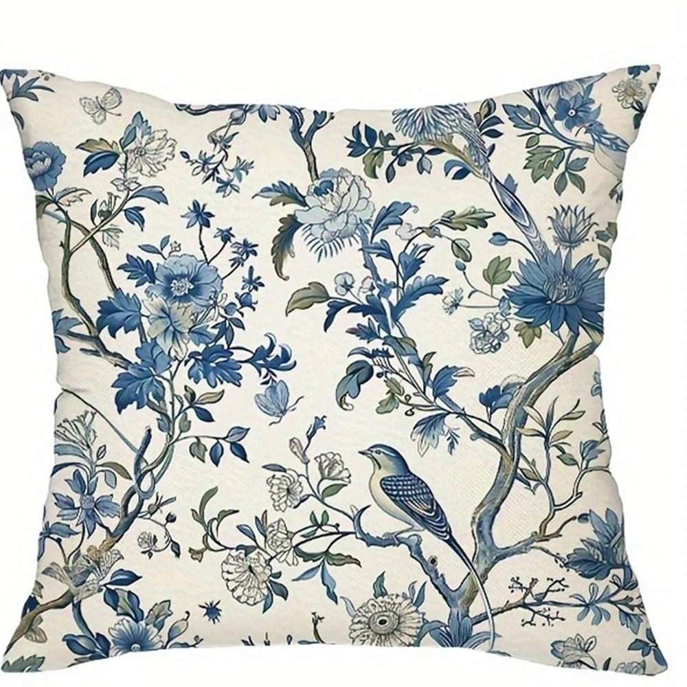 Toile Garden Cushion Cover Pack of 4
