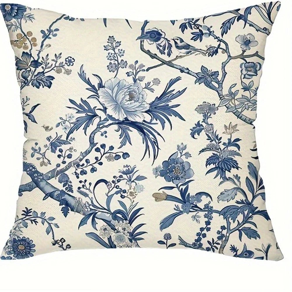 Toile Garden Cushion Cover Pack of 4